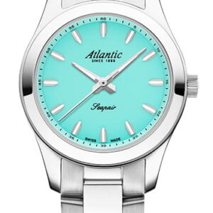 Atlantic Seapair Ladies Stainless Steel / Turquoise 28 mm