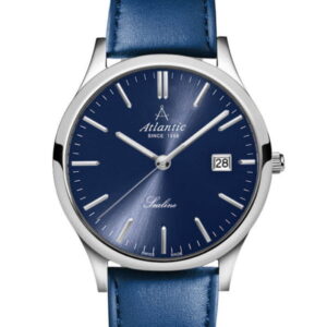 Atlantic Sealine Gents Classic Blue Leather 40 mm