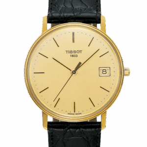 Tissot Gold Run Hesalite 18K Gold 38 mm